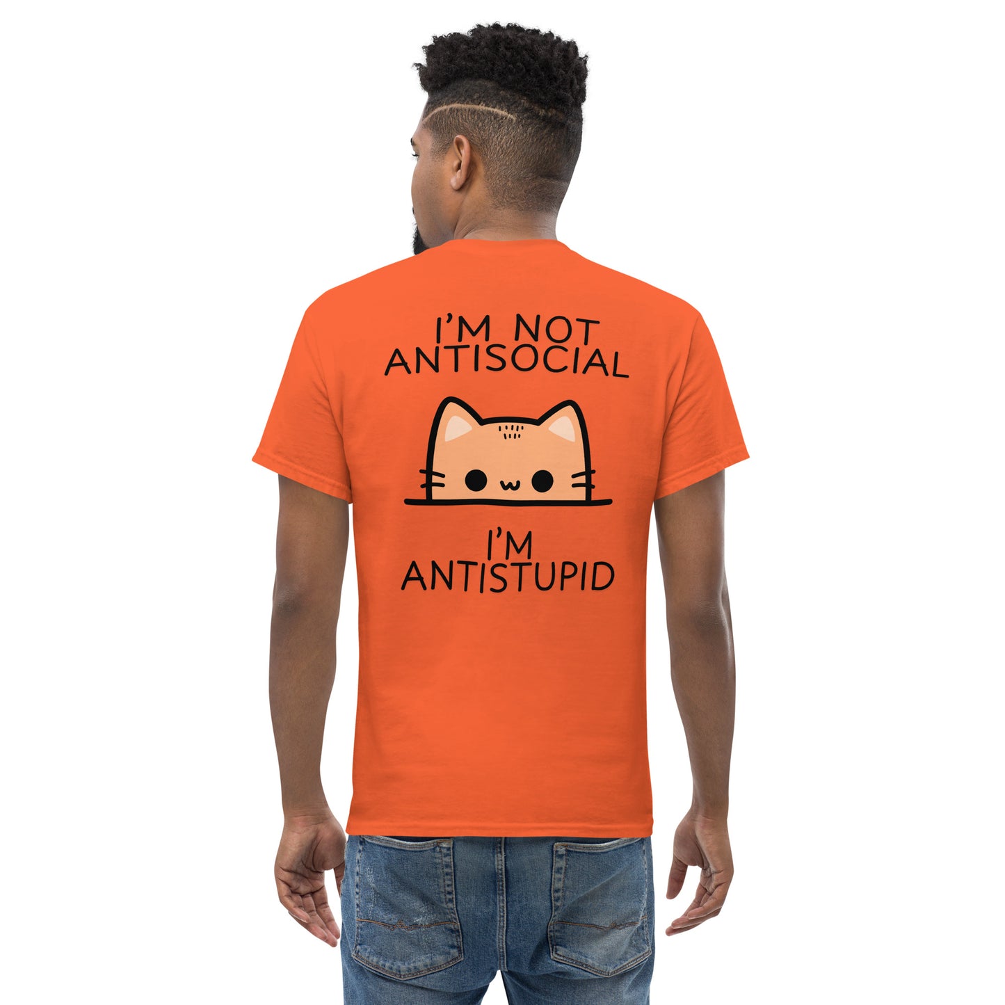 Classic t-shirt - I'm not antisocial - Velvet Dreams