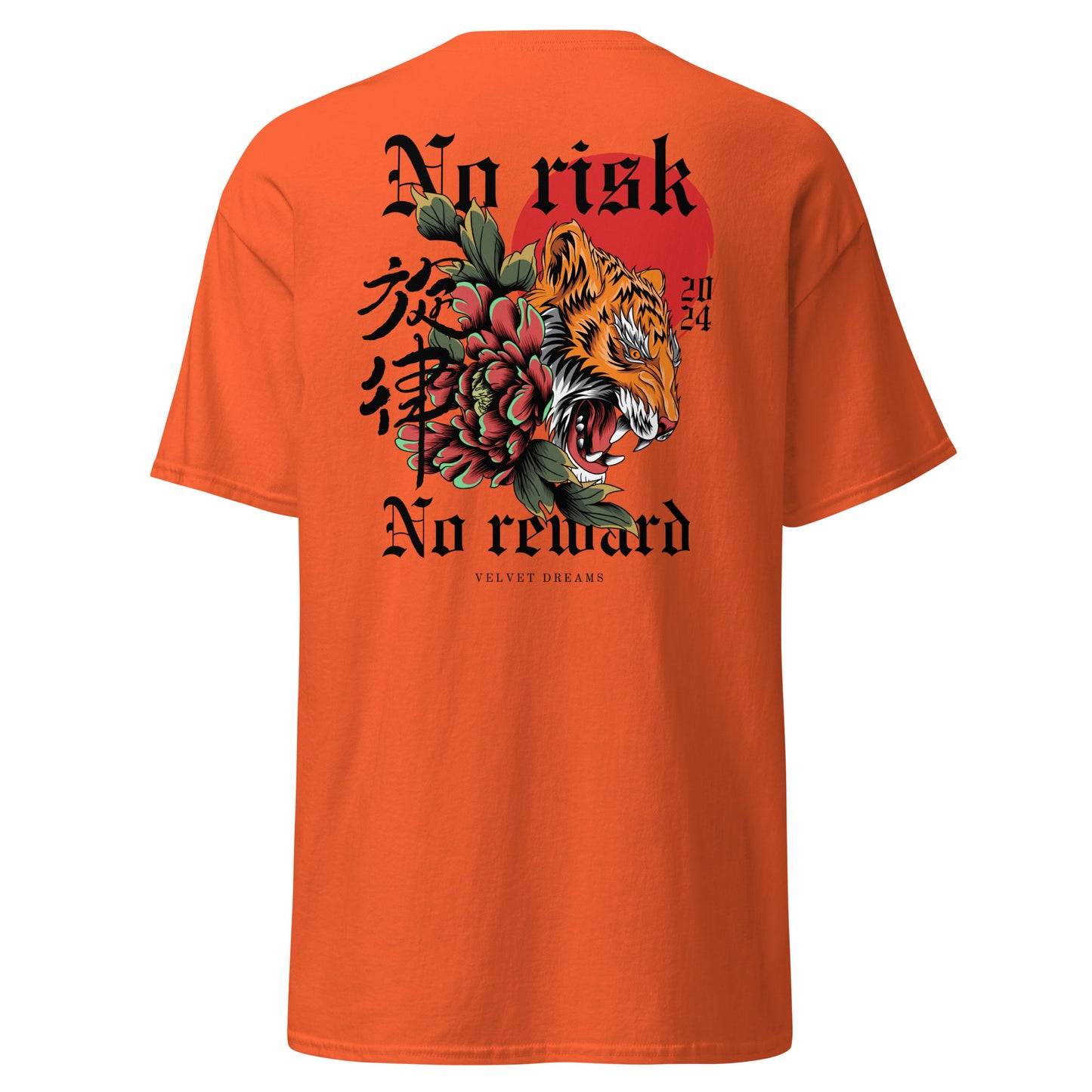 Classic t-shirt - No risk, no reward - Velvet Dreams