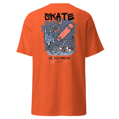 Classic t-shirt - Skate until you break - Velvet Dreams