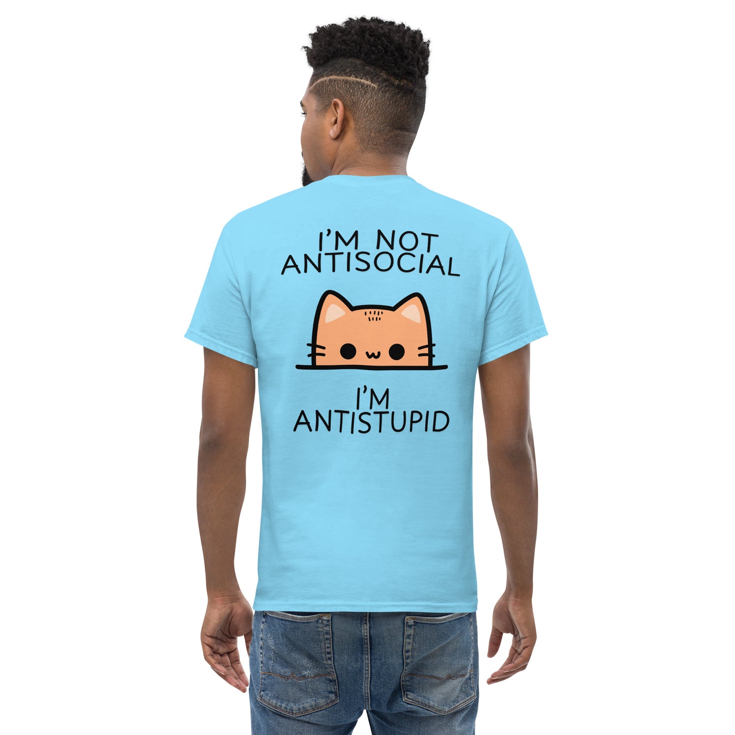 Classic t-shirt - I'm not antisocial - Velvet Dreams