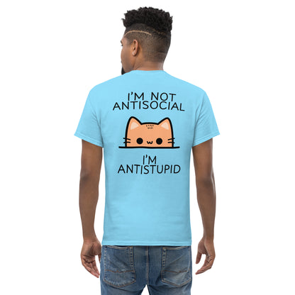 Classic t-shirt - I'm not antisocial - Velvet Dreams