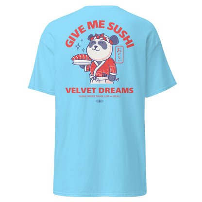 Classic t-shirt - Give me sushi - Velvet Dreams