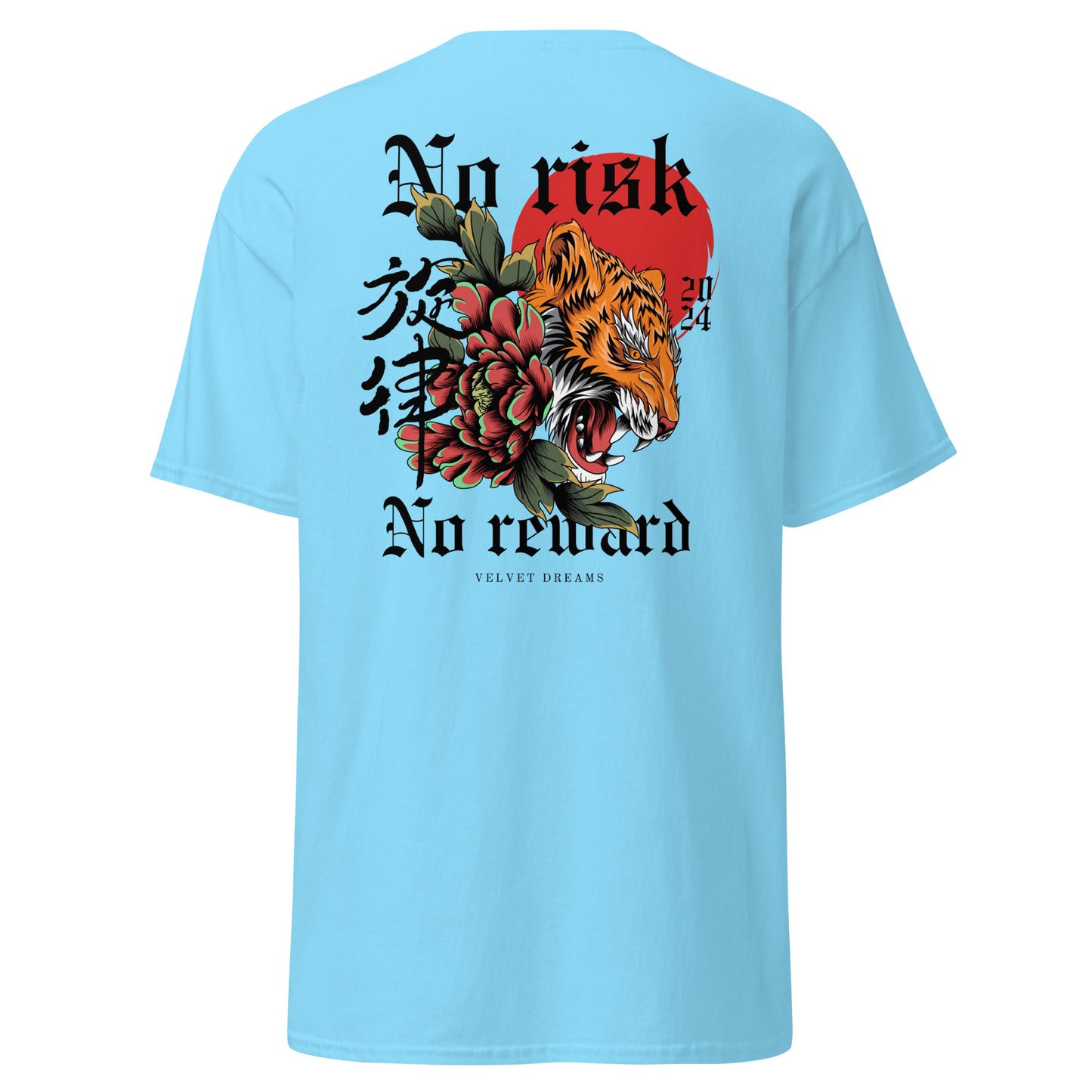 Classic t-shirt - No risk, no reward - Velvet Dreams