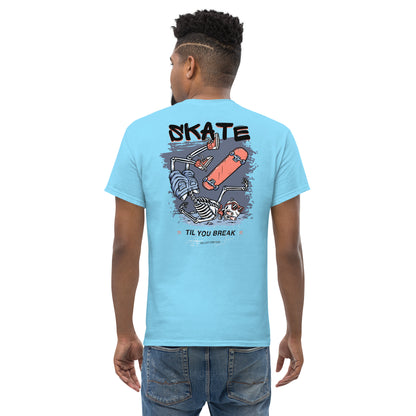 Classic t-shirt - Skate until you break - Velvet Dreams