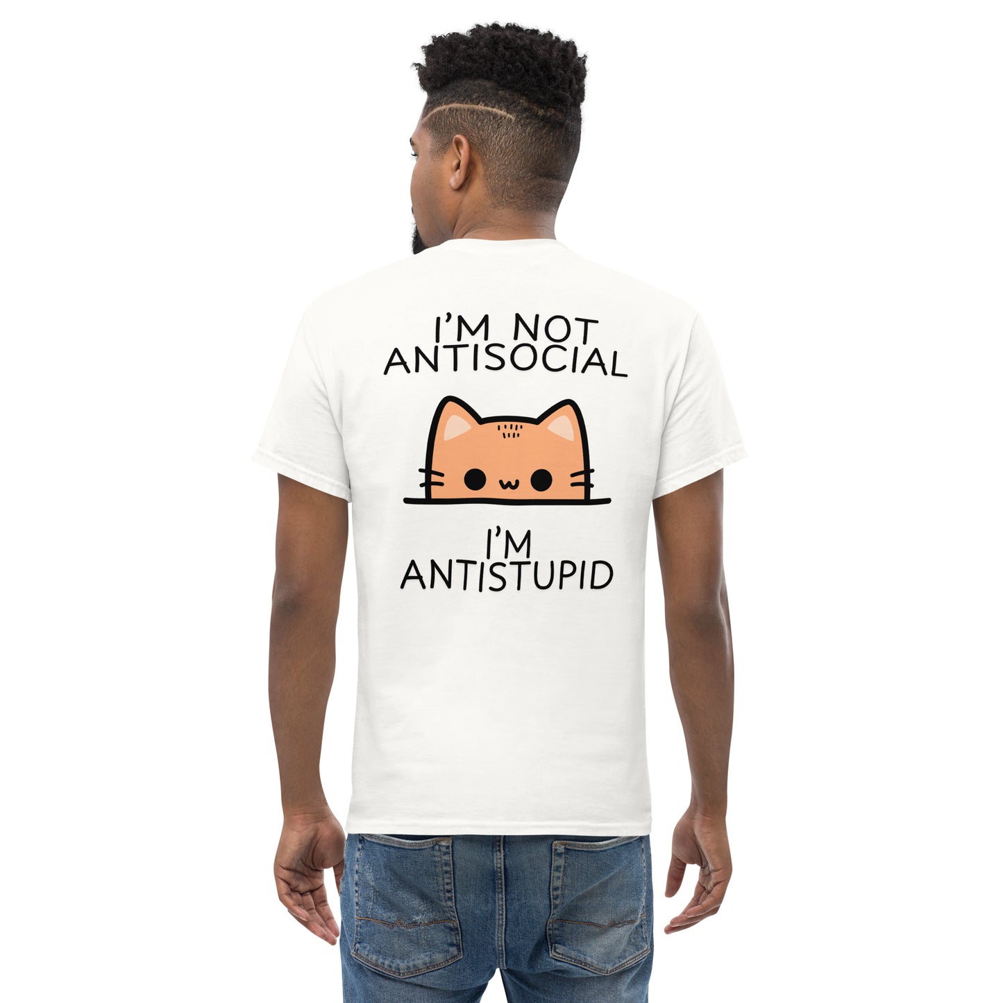 Classic t-shirt - I'm not antisocial - Velvet Dreams