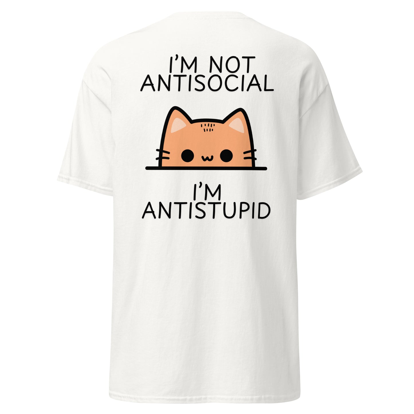 Classic t-shirt - I'm not antisocial - Velvet Dreams