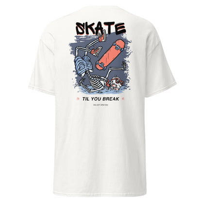 Classic t-shirt - Skate until you break