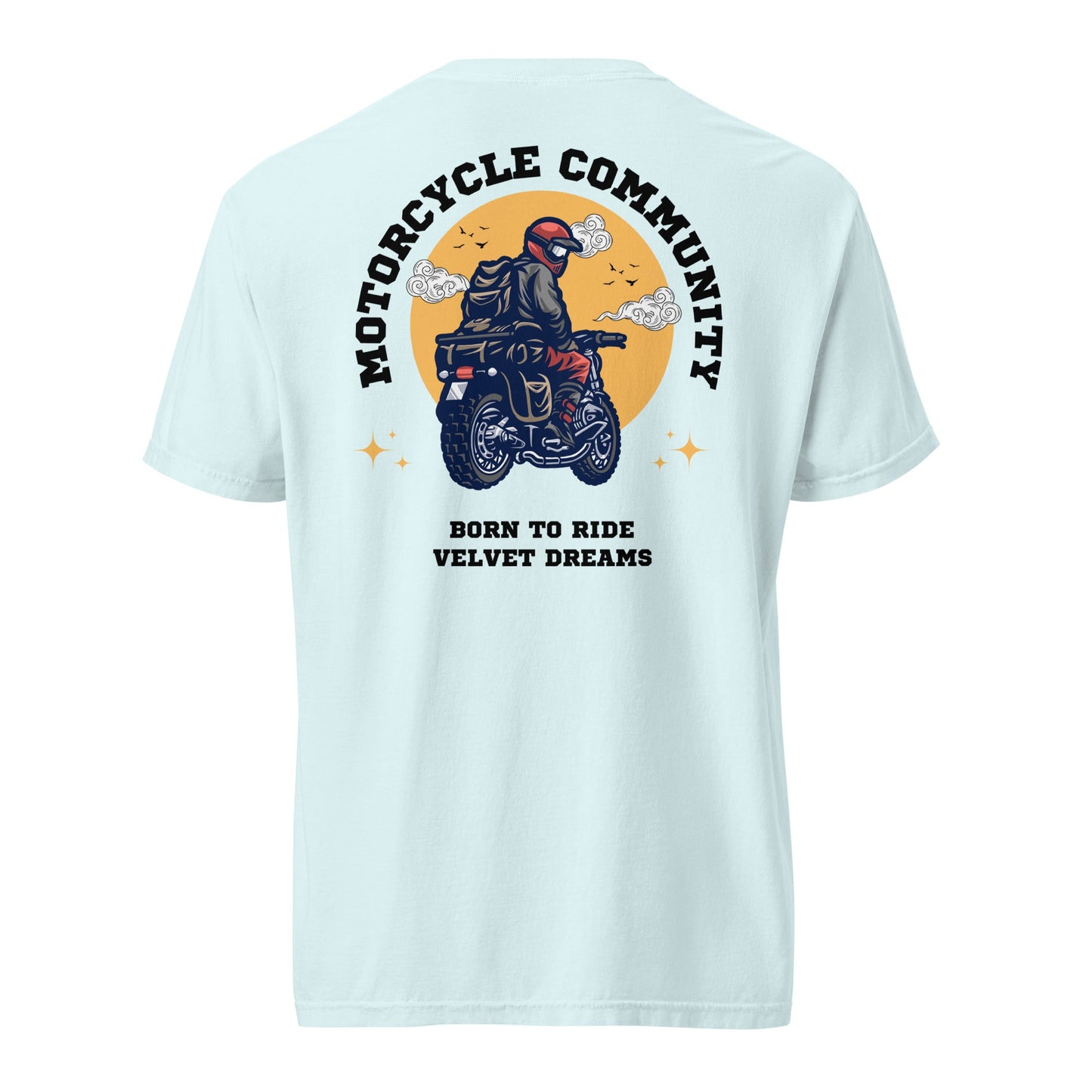 Heavyweight t-shirt - Motorcycle community - Velvet Dreams